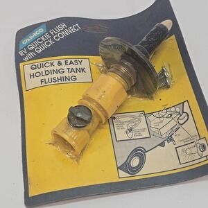 CAMCO RV Quickie Flush w/Quick‎ Connect Motorhomes Campers 5th Wheels 40125